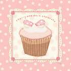Lil Cupcakes Pink II Art Print