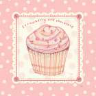 Lil Cupcakes Pink IV Art Print