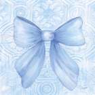 Blue Bow Art Print