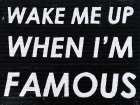 Wake Me When Famous Art Print