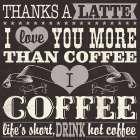 Coffee Lovers VII Art Print