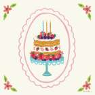 Pretty Cake I Art Print