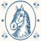 Chinoiserie Cowgirl II Art Print
