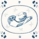 Chinoiserie Cowgirl III Art Print