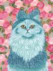 Persian in Blue Art Print