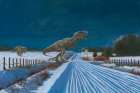 Somewhere Near Drumheller Art Print