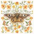 Moth Art I Art Print