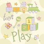 Toys and Hugs III Art Print