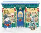 Main Street Christmas I Art Print