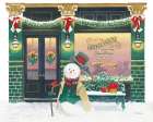 Main Street Christmas II Art Print