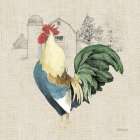 Farm To Table VI on Burlap Art Print