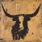Abstract Bull Art Print