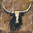 Abstract Bull v2 Art Print