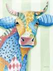 Quilted Cow Art Print