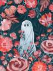 Ghost Among the Flowers Art Print