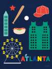 City Fun Atlanta Art Print