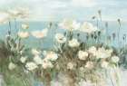 Field of Poppies Bright Cream Crop Art Print
