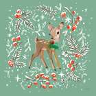 Vintage Christmas I Art Print