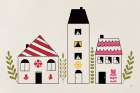 Little Houses III Art Print