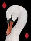 Swan of Diamonds Art Print