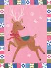 Snowberry Reindeer Art Deco Print