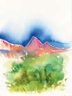 Mountain Morning Art Print