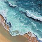 Perfect Soothing Waves Coastal Print