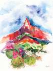 Cactus Point Art Print