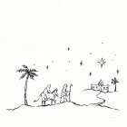 Simple Nativity I Art Print