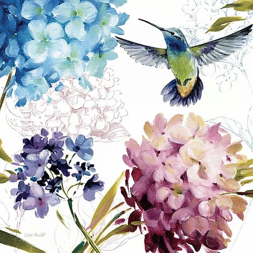 Spring Nectar Square III Art Print