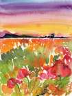 Sunset Field Art Print