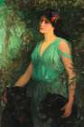 The Black Orchid Art Print