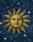 Simply Celestial I Art Deco Print