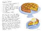My Apple Pie Recipe Art Print