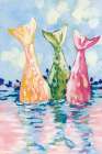Mermaid Tails Art Print