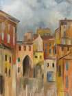 Old Houses in Umbria Art Print