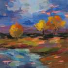 October Glow Art Print