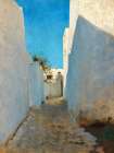A Moroccan Street Scene Art Print