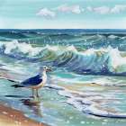 Seagull Contemplation Art Print