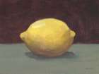 Lemon on Green Art Print