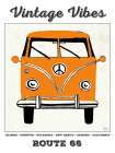 Road Trip Bus Route 66 Art Print