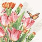 Fresh Petals V Art Deco Print