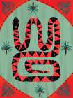 Oasis Snake II Modern Print