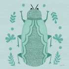 Playful Bugs I Modern Print
