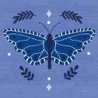 Simply Butterflies V Modern Print