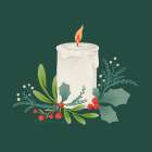 Winter Arrangements IV Art Deco Print