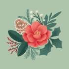 Winter Arrangements VII Art Print
