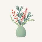 Winter Arrangements VIII Art Print
