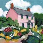 Full Bloom Cottage II Art Print