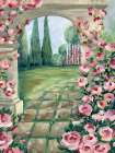 Into the Garden I Art Deco Print